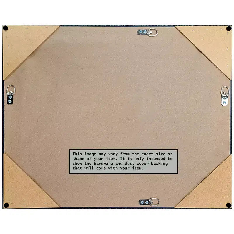 Amanti Art Harvard Walnut Beveled Framed Wall Mirror
