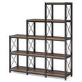 Lantine 12 Shelves Ladder Corner Bookshelf