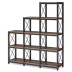Lantine 12 Shelves Ladder Corner Bookshelf