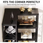 Tribesigns 7-Tier L-Shaped Bookshelf, Modern Corner Book Display Shelving Unit