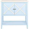 Polly Sideboard - AMH6599 - Light Blue/White - Safavieh Couture