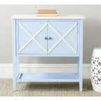 Polly Sideboard - AMH6599 - Light Blue/White - Safavieh Couture