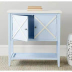 Polly Sideboard - AMH6599 - Light Blue/White - Safavieh Couture