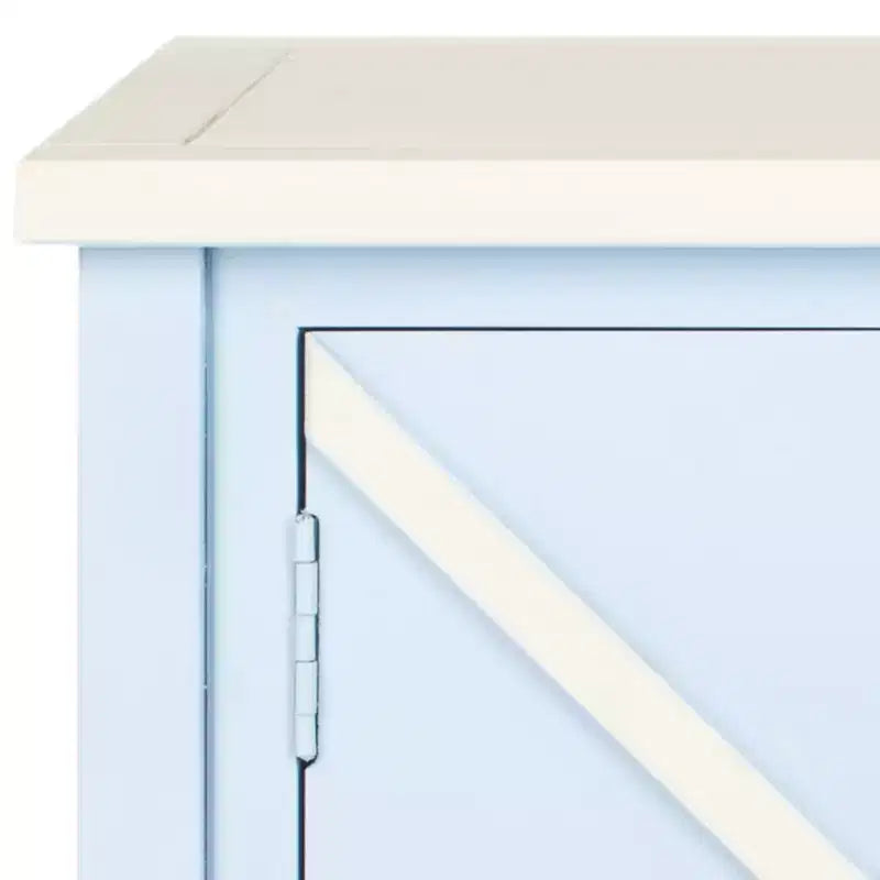 Polly Sideboard - AMH6599 - Light Blue/White - Safavieh Couture