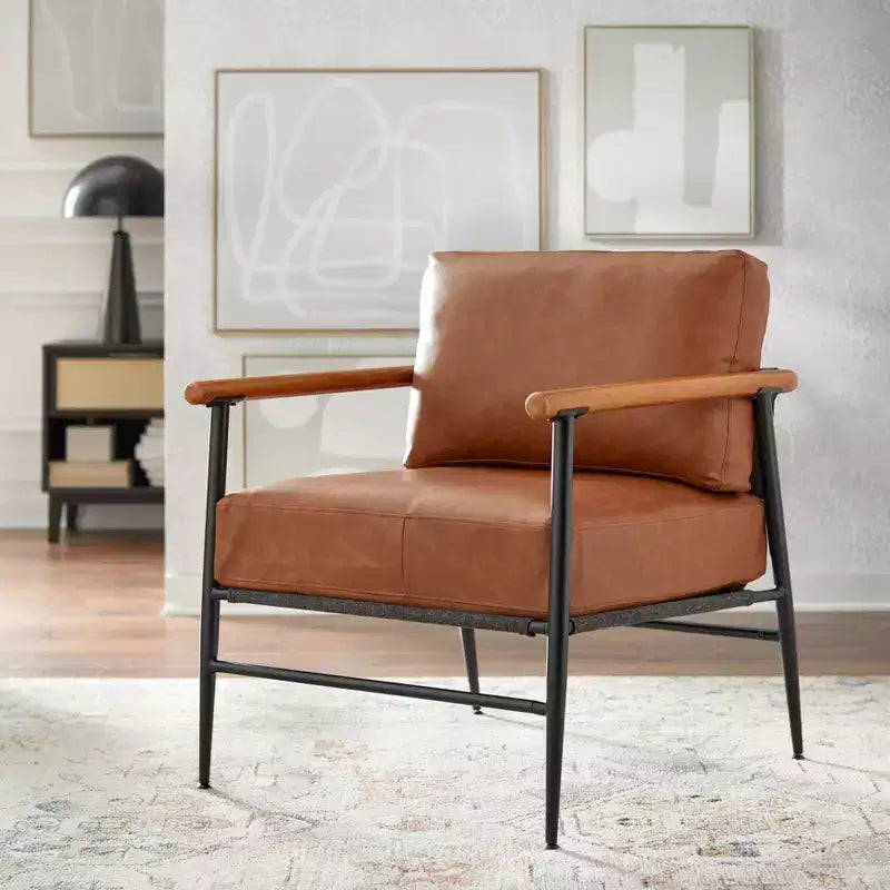 Lifestorey Demi Mid Century Modern Accent Chair