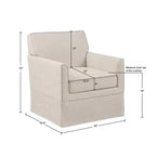 510 Design Paula Slipcover Accent Armchair