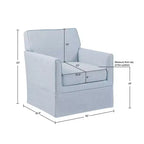 510 Design Paula Slipcover Accent Armchair