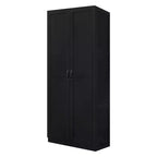 Set of 2 Hopkins Modern 4 Shelf Storage Closets - Manhattan Comfort