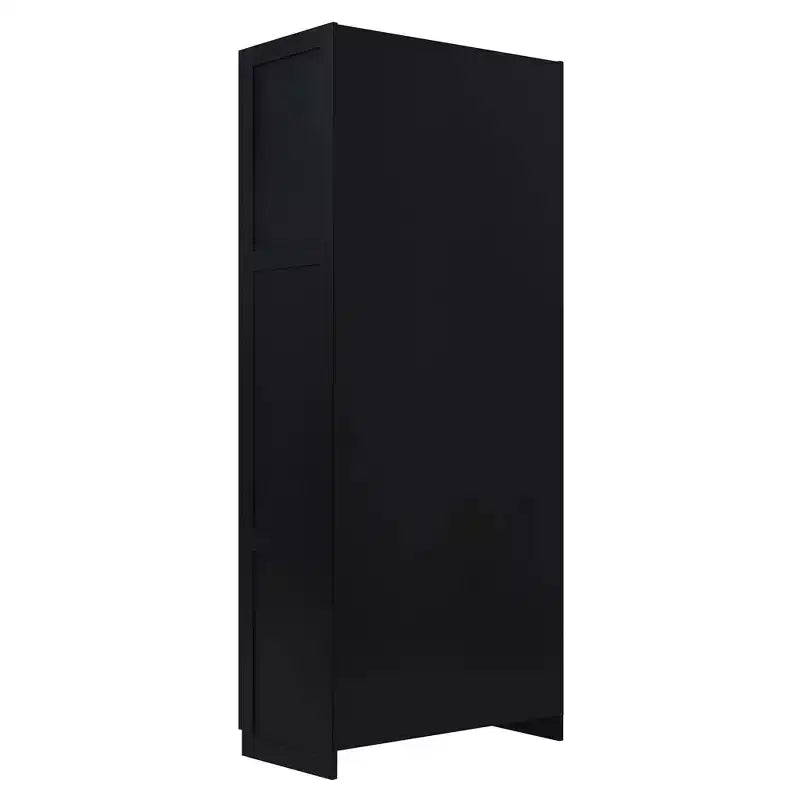 Set of 2 Hopkins Modern 4 Shelf Storage Closets - Manhattan Comfort