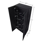 Set of 2 Hopkins Modern 4 Shelf Storage Closets - Manhattan Comfort