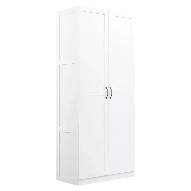 Set of 2 Hopkins Modern 4 Shelf Storage Closets - Manhattan Comfort