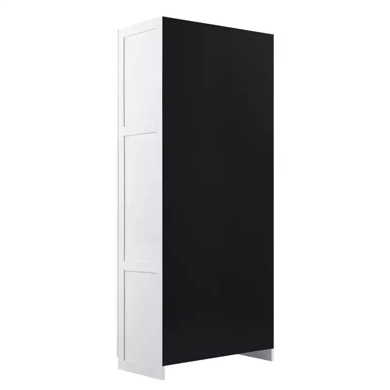 Set of 2 Hopkins Modern 4 Shelf Storage Closets - Manhattan Comfort