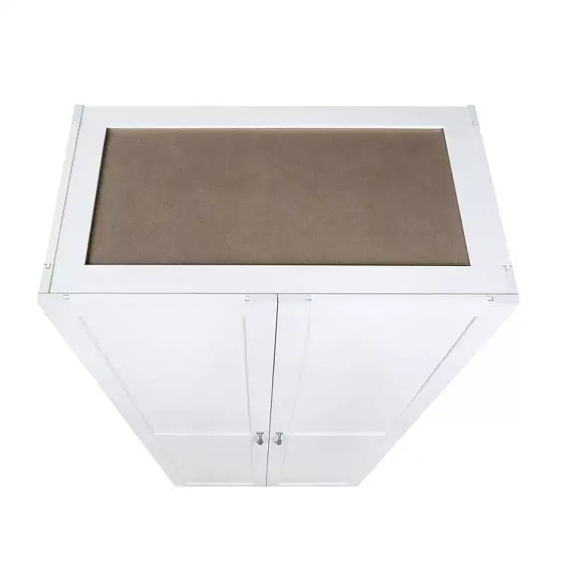 Set of 2 Hopkins Modern 4 Shelf Storage Closets - Manhattan Comfort