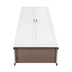 Set of 2 Hopkins Modern 4 Shelf Storage Closets - Manhattan Comfort