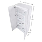 Set of 2 Hopkins Modern 4 Shelf Storage Closets - Manhattan Comfort