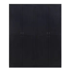 Set of 2 Hopkins Modern 4 Shelf Storage Closets - Manhattan Comfort