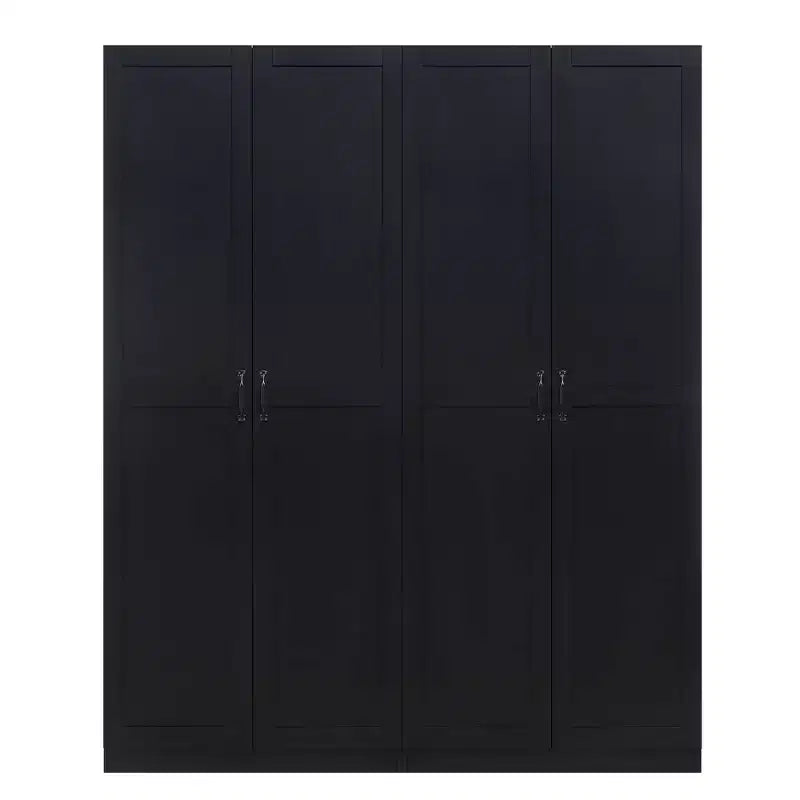 Set of 2 Hopkins Modern 4 Shelf Storage Closets - Manhattan Comfort