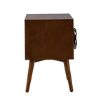 Set of 2 Doris 2 - Drawer end table with Built-In Outlets | HULALA HOME