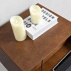 Set of 2 Doris 2 - Drawer end table with Built-In Outlets | HULALA HOME