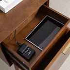 Set of 2 Doris 2 - Drawer end table with Built-In Outlets | HULALA HOME