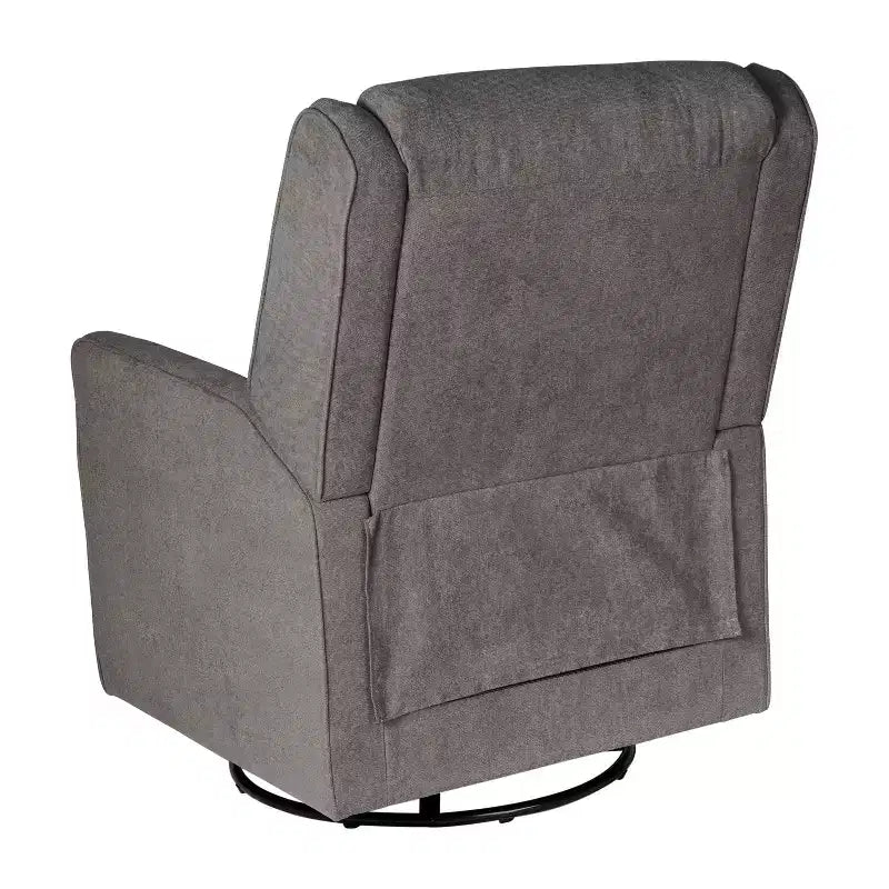 Merrick Lane 3-in-1 Traditional Manual Recliner Rocker Swivel Glider Chair
