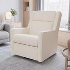 Merrick Lane 3-in-1 Traditional Manual Recliner Rocker Swivel Glider Chair
