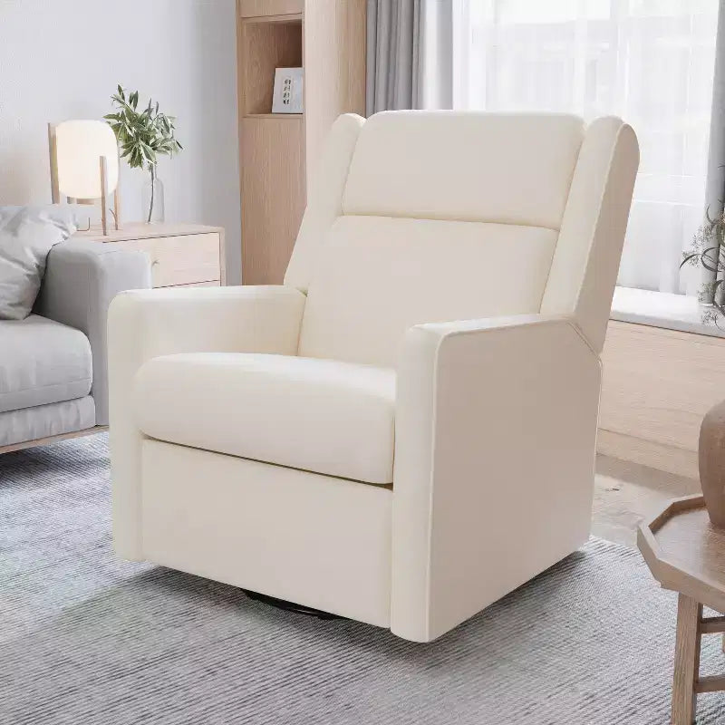Merrick Lane 3-in-1 Traditional Manual Recliner Rocker Swivel Glider Chair