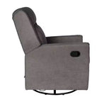 Merrick Lane 3-in-1 Traditional Manual Recliner Rocker Swivel Glider Chair