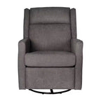 Merrick Lane 3-in-1 Traditional Manual Recliner Rocker Swivel Glider Chair