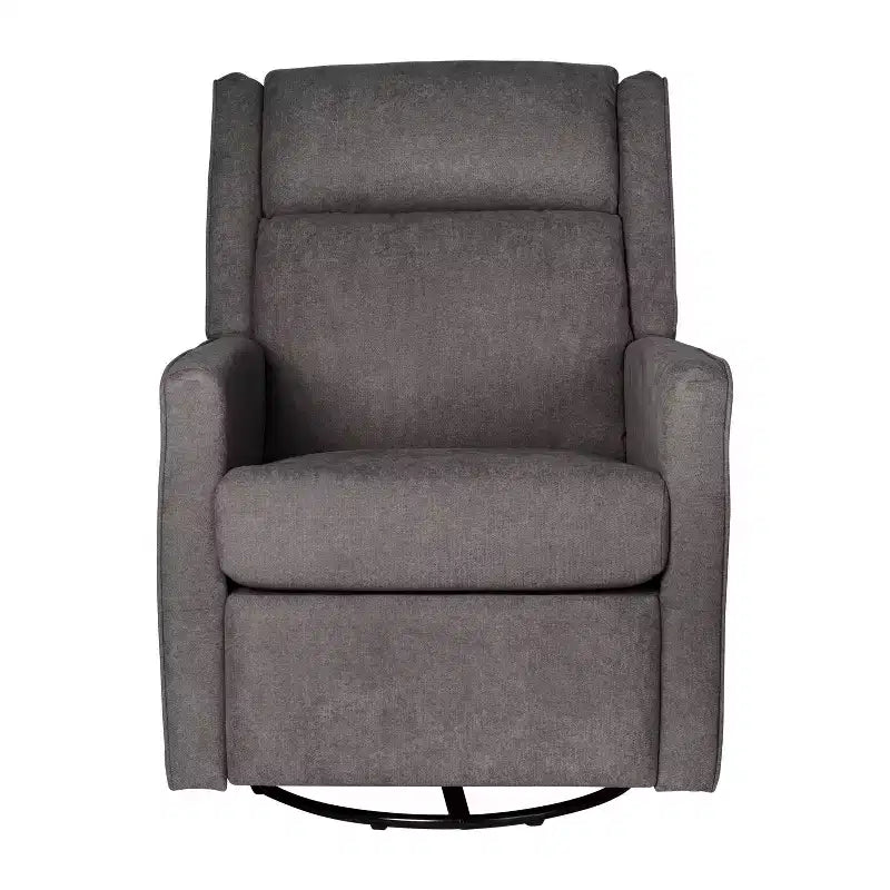 Merrick Lane 3-in-1 Traditional Manual Recliner Rocker Swivel Glider Chair