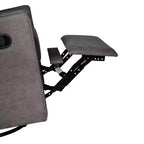 Merrick Lane 3-in-1 Traditional Manual Recliner Rocker Swivel Glider Chair