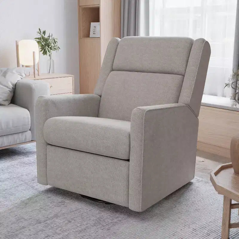 Merrick Lane 3-in-1 Traditional Manual Recliner Rocker Swivel Glider Chair