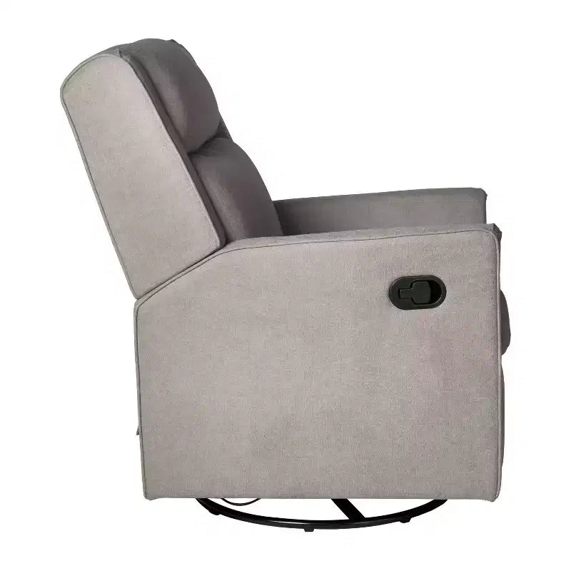 Merrick Lane 3-in-1 Traditional Manual Recliner Rocker Swivel Glider Chair