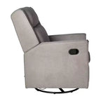 Merrick Lane 3-in-1 Traditional Manual Recliner Rocker Swivel Glider Chair