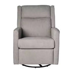 Merrick Lane 3-in-1 Traditional Manual Recliner Rocker Swivel Glider Chair