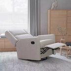 Merrick Lane 3-in-1 Traditional Manual Recliner Rocker Swivel Glider Chair