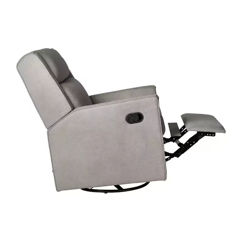 Merrick Lane 3-in-1 Traditional Manual Recliner Rocker Swivel Glider Chair
