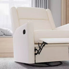 Merrick Lane 3-in-1 Traditional Manual Recliner Rocker Swivel Glider Chair