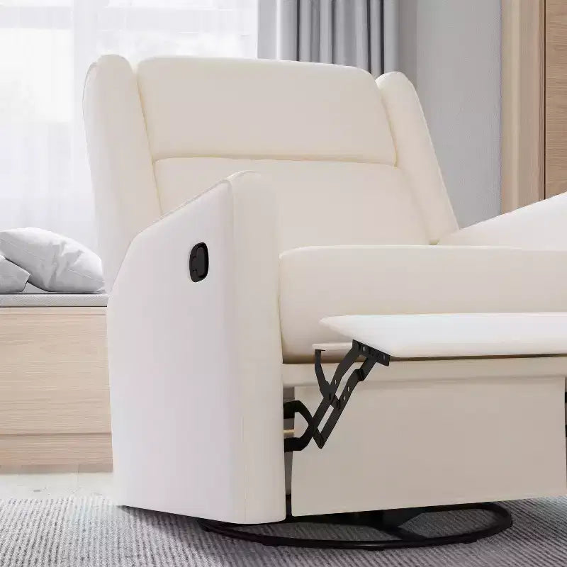 Merrick Lane 3-in-1 Traditional Manual Recliner Rocker Swivel Glider Chair