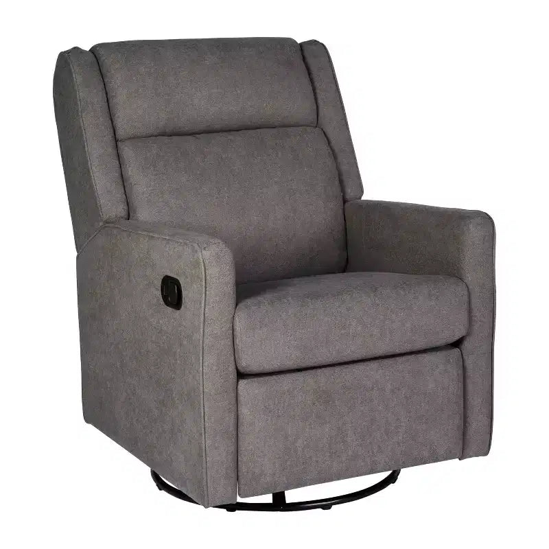 Merrick Lane 3-in-1 Traditional Manual Recliner Rocker Swivel Glider Chair