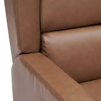 Emma and Oliver Manual Glider Rocker Recliner Chair with 360 Degree Swivel, Wingback Recliner Perfect for Living Room, Bedroom, or Nursery