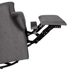 Emma and Oliver Manual Glider Rocker Recliner Chair with 360 Degree Swivel, Wingback Recliner Perfect for Living Room, Bedroom, or Nursery