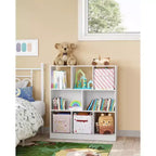 VASAGLE 8-Cube Bookcase Bookshelf Cube Storage Organizer Study Display Rack Storage Cabinet