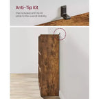VASAGLE 8-Cube Bookcase Bookshelf Cube Storage Organizer Study Display Rack Storage Cabinet