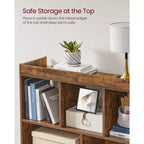 VASAGLE 8-Cube Bookcase Bookshelf Cube Storage Organizer Study Display Rack Storage Cabinet