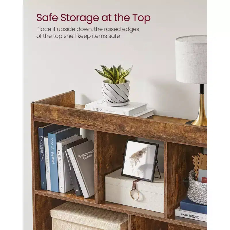 VASAGLE 8-Cube Bookcase Bookshelf Cube Storage Organizer Study Display Rack Storage Cabinet