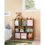 VASAGLE 8-Cube Bookcase Bookshelf Cube Storage Organizer Study Display Rack Storage Cabinet