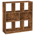VASAGLE 8-Cube Bookcase Bookshelf Cube Storage Organizer Study Display Rack Storage Cabinet