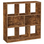 VASAGLE 8-Cube Bookcase Bookshelf Cube Storage Organizer Study Display Rack Storage Cabinet