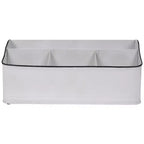 Northlight 14.25 White Rectangular Kitchen Utensil Storage Holder
